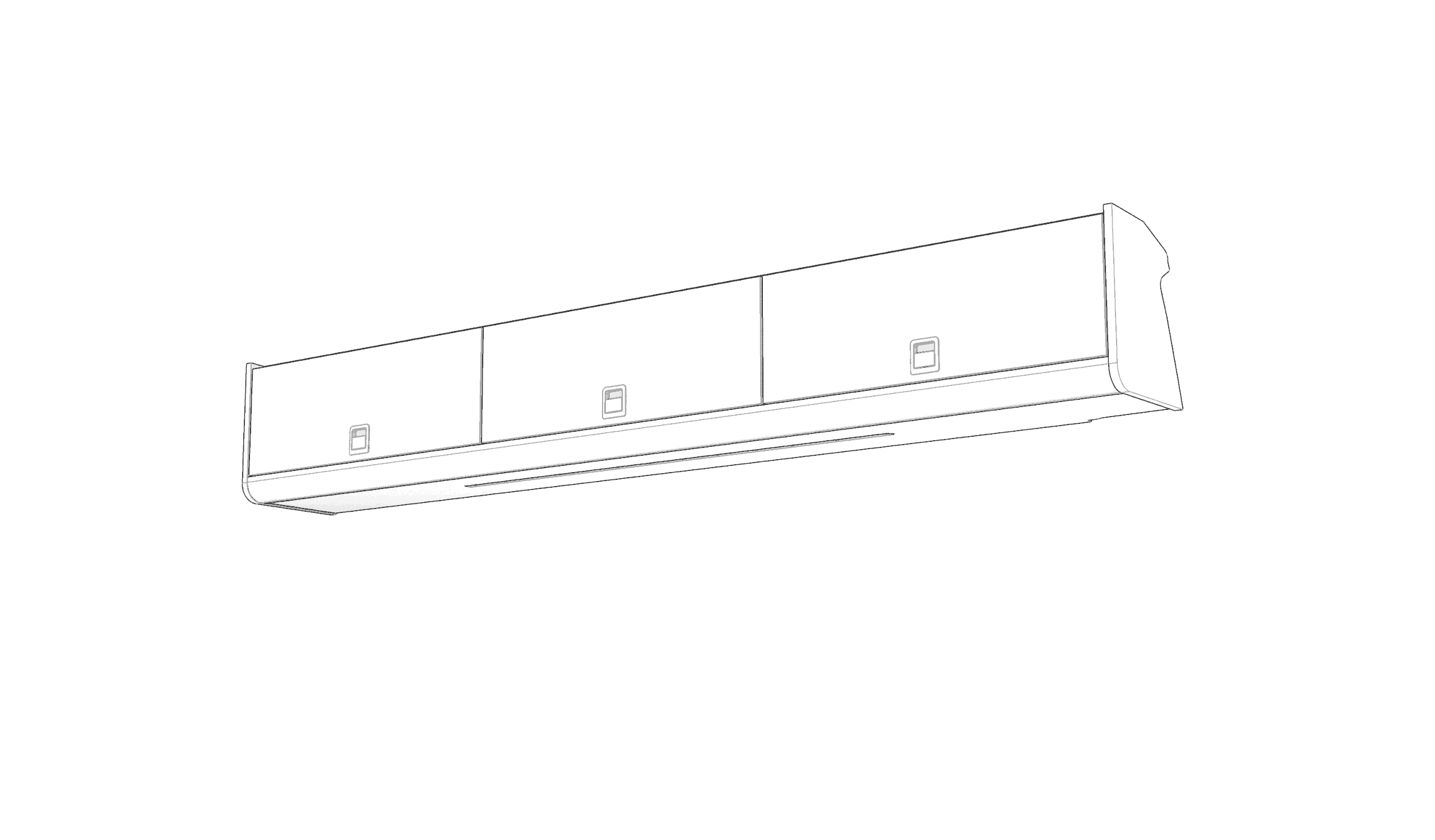Locker C1 (Passenger Side Over Bed + Kitchen) - CITROEN RELAY MK3 L3H2 - Image 3