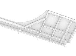 Alternative view of Plinth - CITROEN RELAY / PEUGEOT BOXER / FIAT DUCATO MK3 L3H2