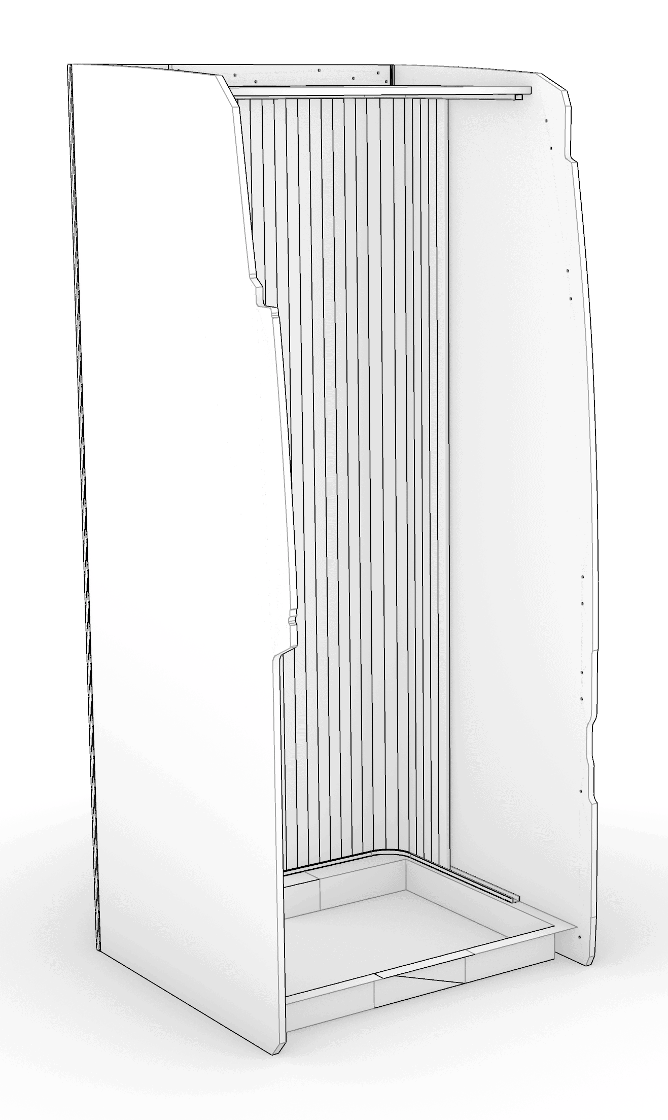 Shower Toilet Cubicle C - CITROEN RELAY MK3 L3H2 - Image 6