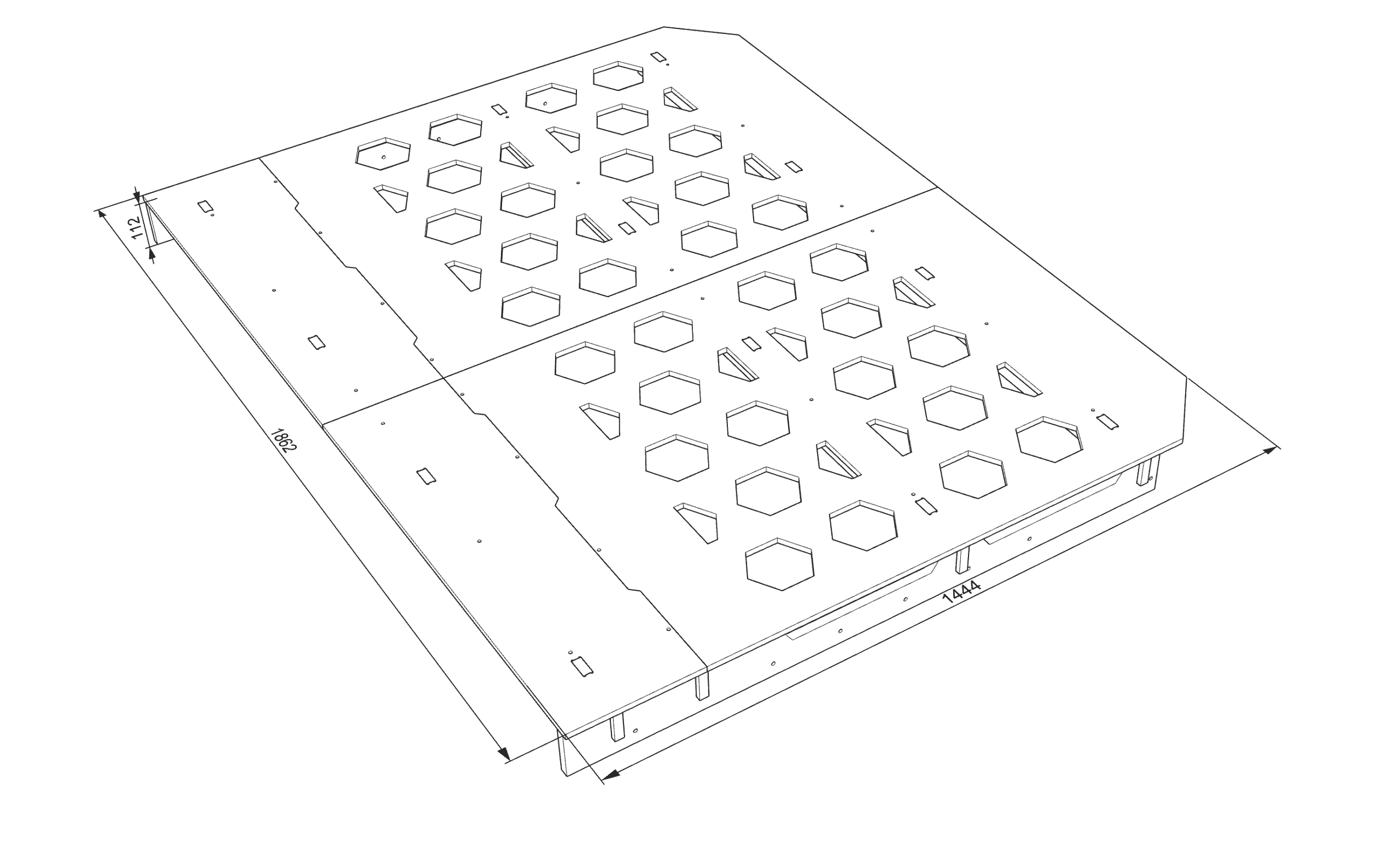 Rear Bed Platform - CITROEN RELAY MK3 L3H2 - Image 3