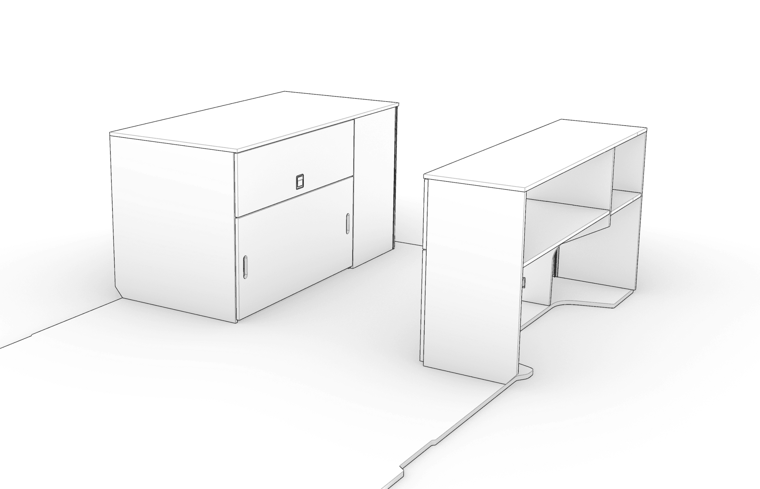 Under platform bed storage - CITROEN RELAY MK3 L3H2 - Image 7