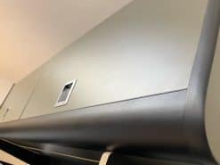 Alternative view of 40mm Radius Aluminium Corner for furniture ( various lengths and quantities available ) - BLACK textured powder coated