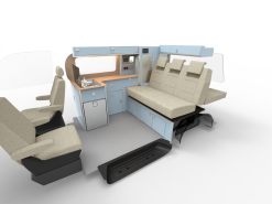 EVO 1300  FORD VWT7 SWB VAN (RIB seat)