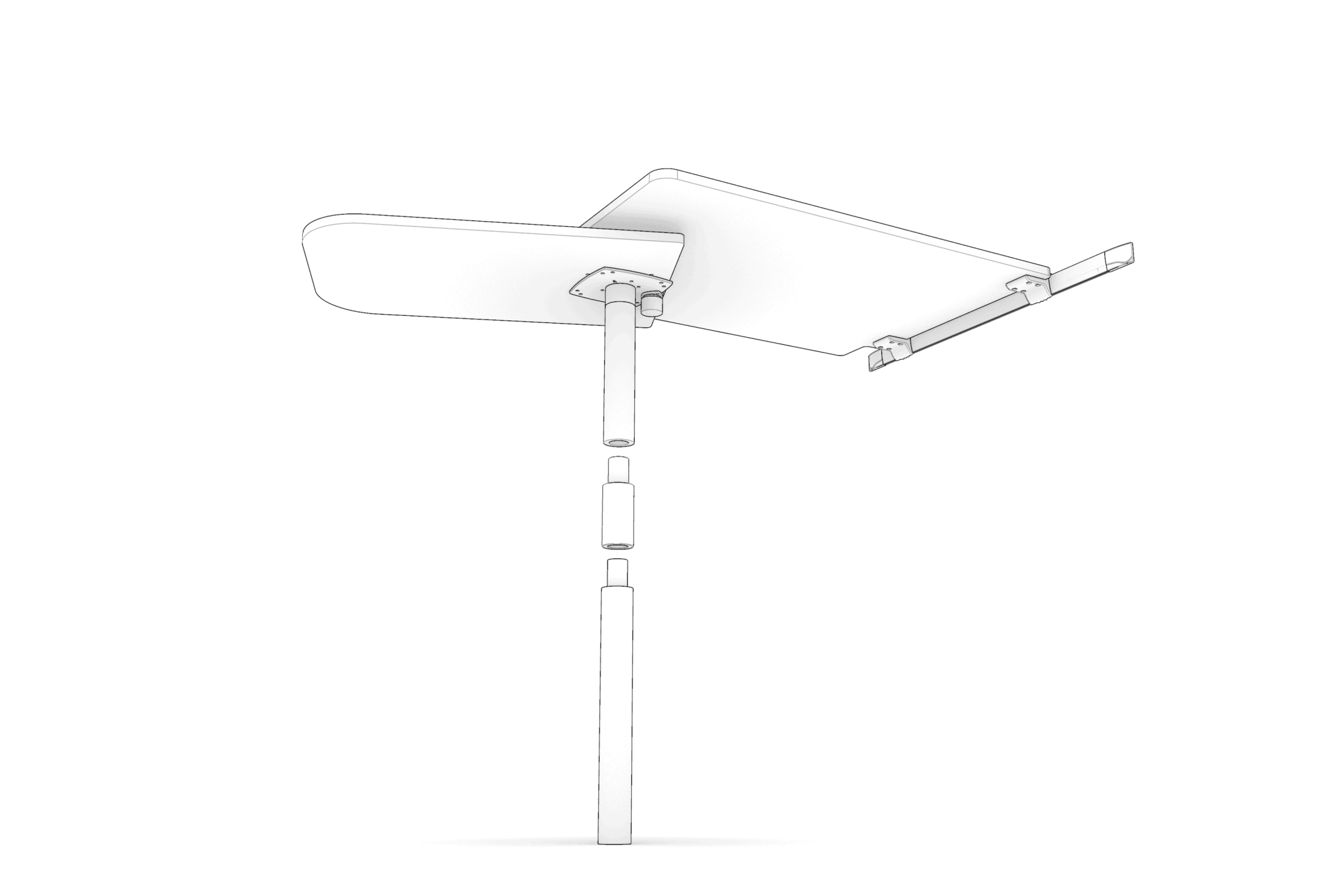 ILSE Rotating Table Leg Extension (3D Printed Spacer) - Image 4