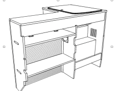 Alternative view of EVO 1300 (F) - FRONT SECTION ONLY - KITCHEN POD